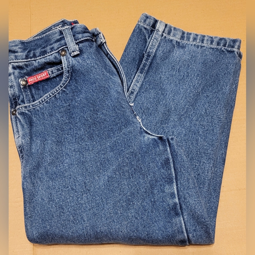 Paco Sport Atmosphere Vintage Y2k Boys Cargo Denim Jeans Size 5